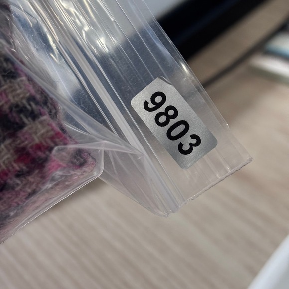 Boden Wool Tweed Skirt 10L Pink Purple Houndstooth British Academia Clueless - Picture 11 of 12